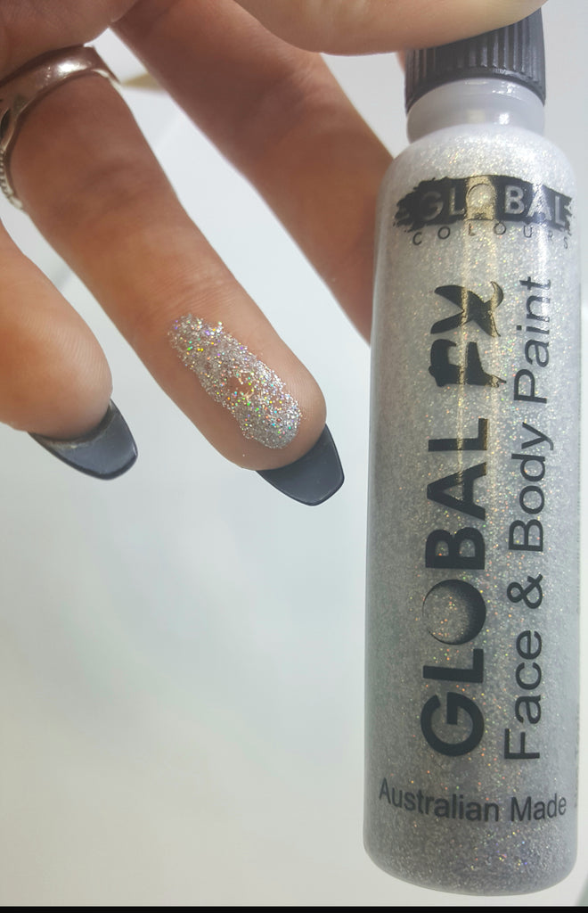 Global FX HOLOGRAPHIC SILVER GLITTER 36mL