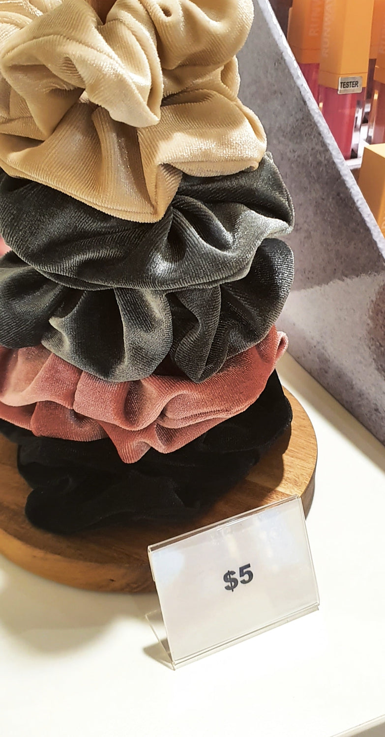 Jumbo Velvet Scrunchies