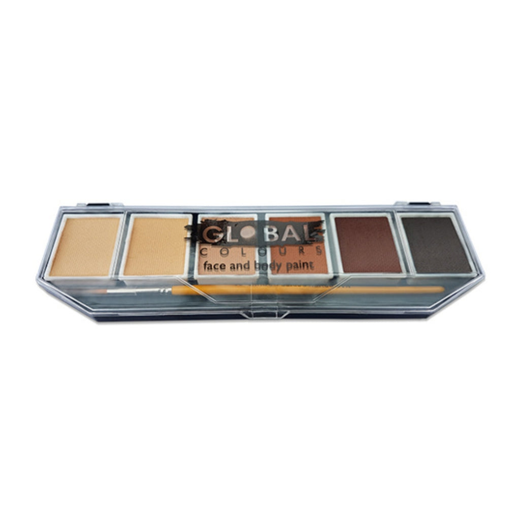 Global Colours Skin Tone Face & Body Paint Palette