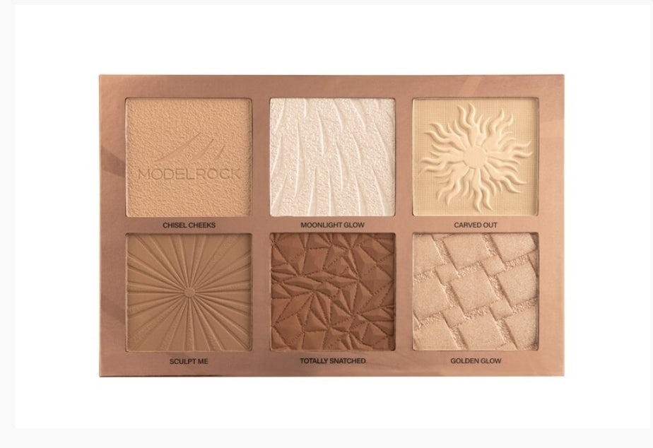 MODEL ROCK CHISEL-SCULPT-SHADE 6-Shade Face Palette