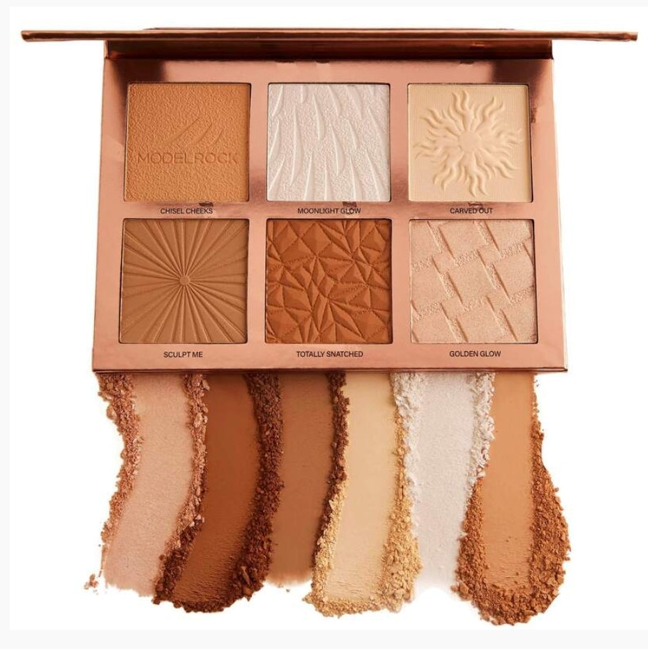 MODEL ROCK CHISEL-SCULPT-SHADE 6-Shade Face Palette