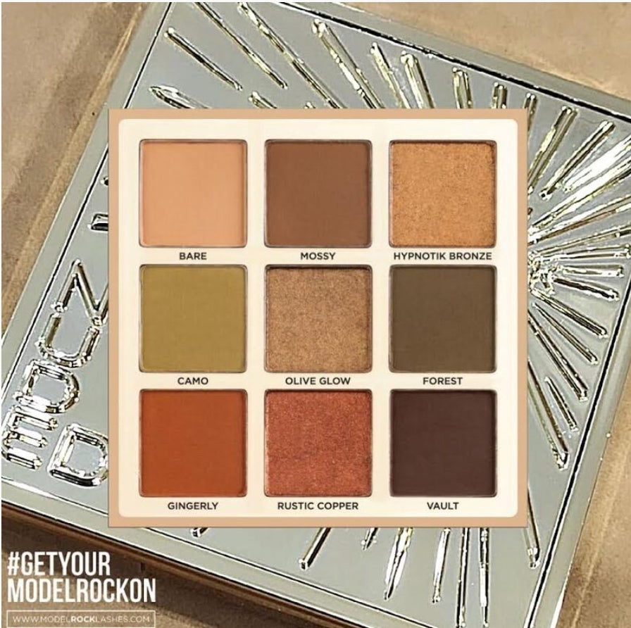 MODEL ROCK Eyeshadow Palette 9-Shades *NUDE CAMO*