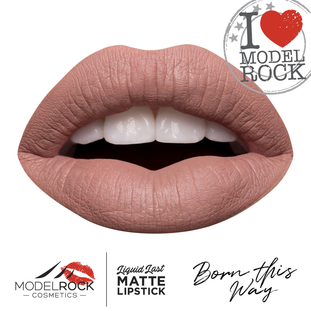 Model Rock Liquid Last liquid to Matte Lipstick - **BORN THIS WAY**