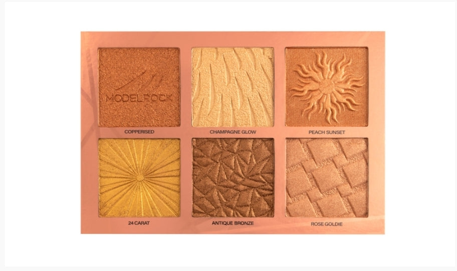 MODEL ROCK GLOW YOUR WAY 6-Shade Highlighter Palette *VOLUME 2*