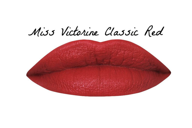 Shanghai Suzy Lipstick Miss Victorine Classic Red Matte Formula